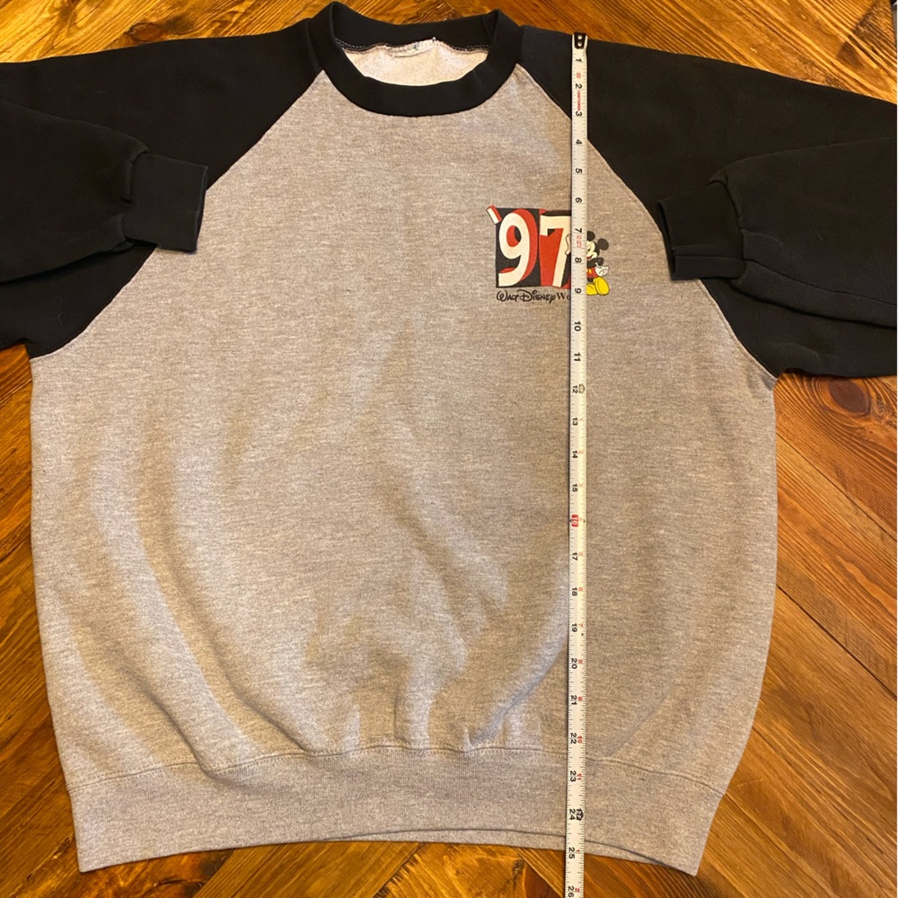 Disney Gray and Black Mickey Mouse 97 Sweatshirt - Picture 5 of 7
